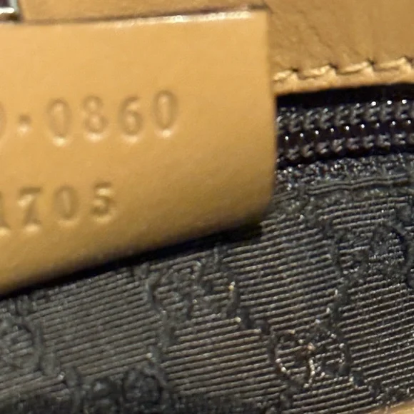 Vintage Gucci Tan and Brown Leather Tote - Picture 3 of 4